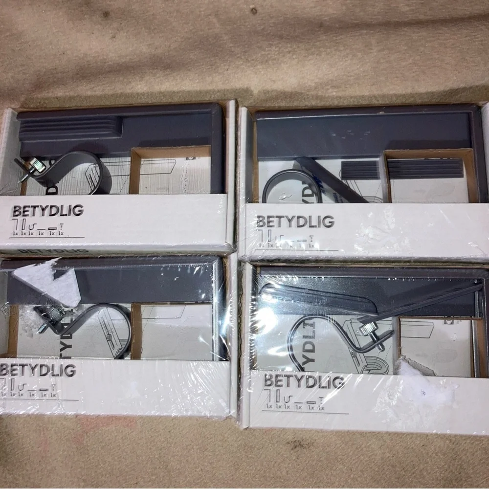 IKEA Curtain Rod Bracket - Grey